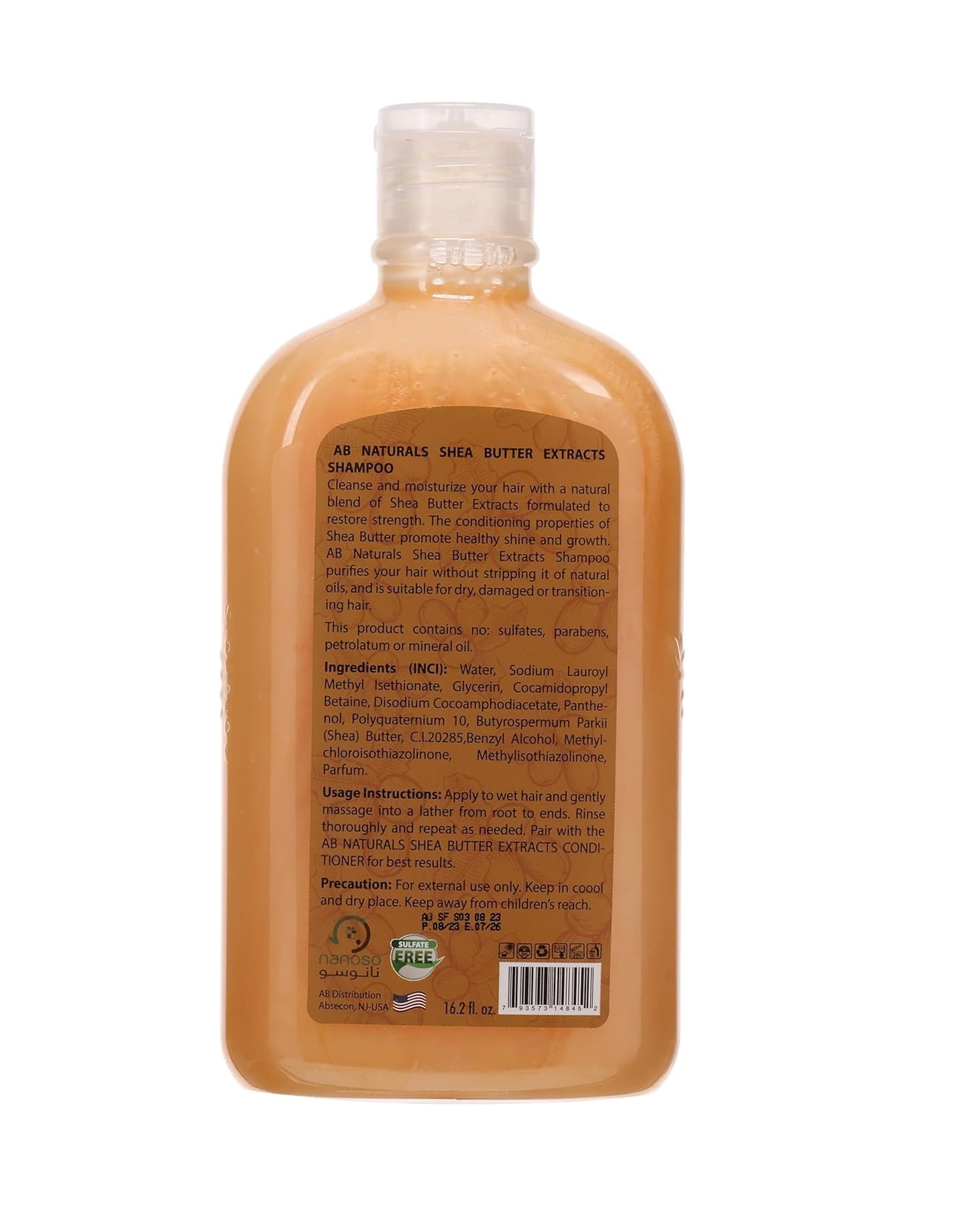 Moisturizing And Straight Hair Shampoo